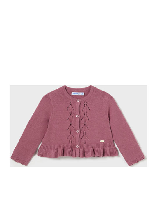 Mayoral Kinderstrickjacke Gestrickt Rosa
