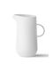 Aberto Design Dekorative Keramikvase Weiß 19x13xH26cm