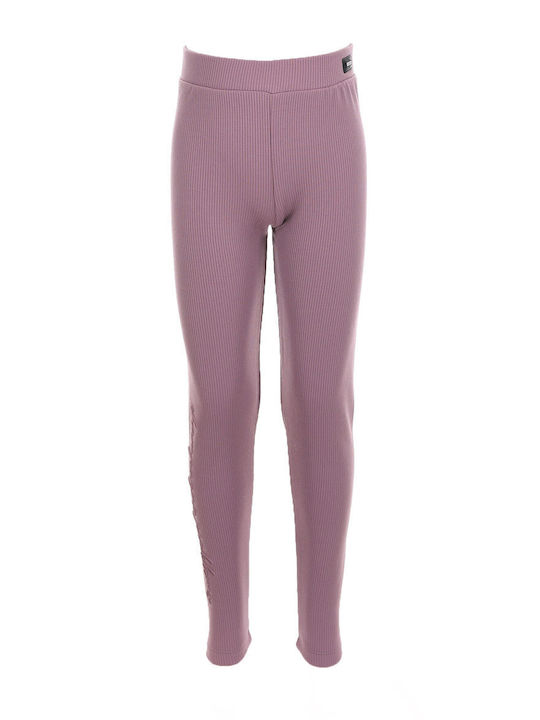 Evita Kinder Leggings Lang Purple
