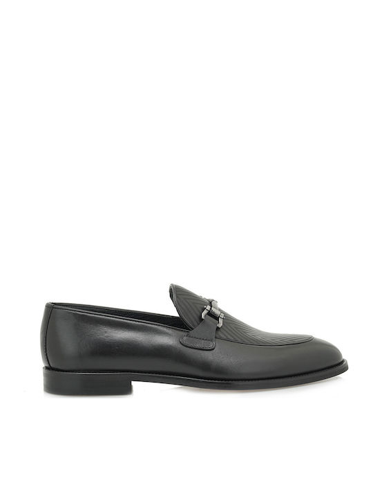 Men's Leather Loafers Black