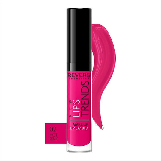 Revers Cosmetics Lips Trends Lang anhaltend Flüssig Lippenstift Matt 02 Hot Pink