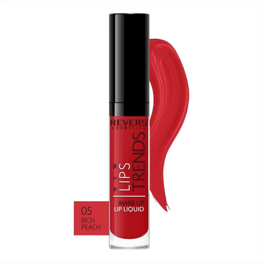 Revers Cosmetics Lips Trends Lang anhaltend Flüssig Lippenstift Matt 05 Rich Peach