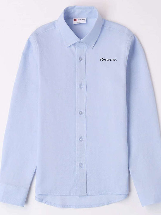 Superga Kids Shirt Light Blue