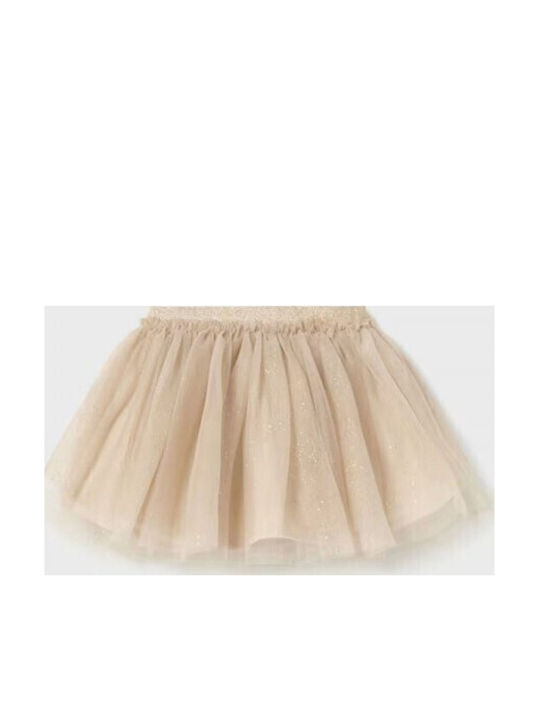 Kids' Tulle Skirt Beige