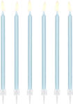 Sky Blue Candles 14cm 12pcs