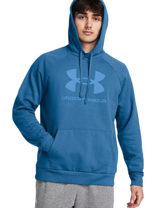 Under Armour Rival Sweatshirt mit Kapuze Blau