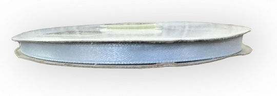 Panglică satinată 6mm 10 metri Albastru Deschis 10 Metri