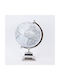 Glob metalic 752-19032 26x25x44cm argintiu-albastru deschis Estheti Home Metal
