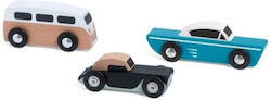 Classic World Set Mașinuțe Turism - Albastru, Negru, Auriu pentru 3+ ani+ Ani
