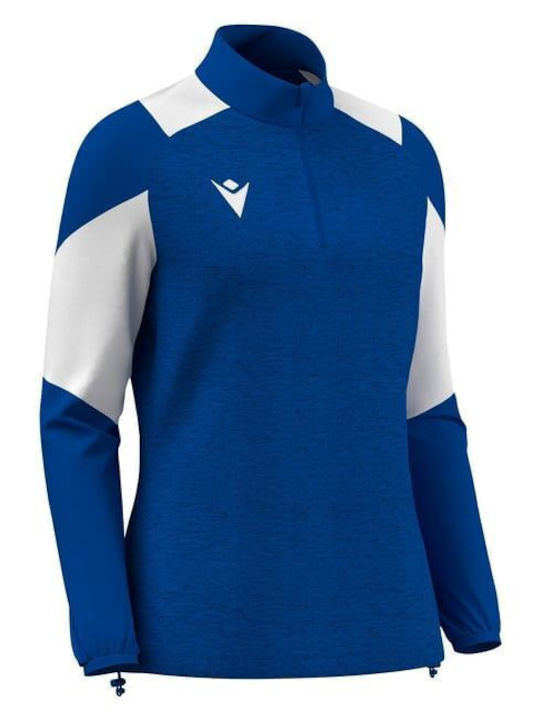 Bluză Sport pentru Femei Mânecă lungă Royal Blue/White