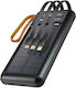 LinQ PD15200 Solar Power Bank 15000mAh Schwarz
