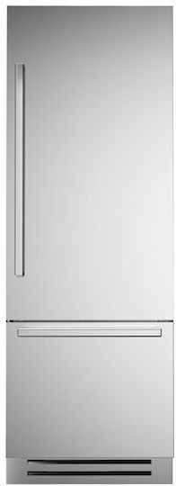 Bertazzoni Εντοιχιζόμενος Ψυγειοκαταψύκτης 440lt Total NoFrost Υ205xΠ74.9xΒ63.5εκ. Inox REF755BBRXTT/24