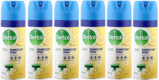 Dettol Cleaning Spray General Use Disinfectant 6x400ml