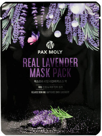 Pax Moly Mască Reală cu Lavandă 25 Ml Mască de Curățare Extract de Lavandă