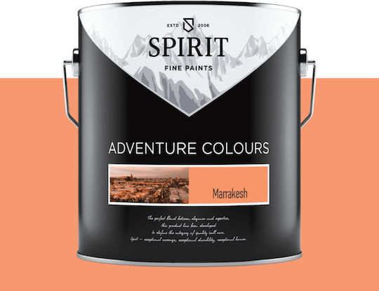 Spirit Marakesh Wall Paint 2.5l 12 – 15 M²/l Excellent Coverage Very Good Color Resistance Washable