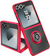 Ring Back Cover Μεταλλικό Κόκκινο (Galaxy Z Flip6 / Z Flip7 FE)