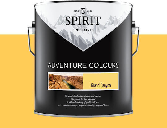 Spirit Grand Canyon Wall Paint 2.5l 12 – 15 M²/l Excellent Coverage Very Good Color Resistance Washable