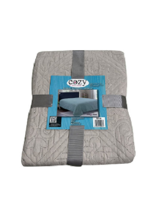 Chios Hellas Coverlet Single Grey 150x240cm