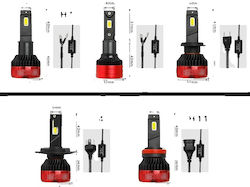 Lămpi Autoturismului H4 / H1 / H3 / H7 / H8 / H9 / H11 / HB3-9005 / HB4-9006 / HB2 Canbus LED Alb 100W 2buc