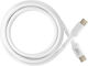 LinQ Cablu USB 2.0 USB-C Masculin - USB-C 100W PD Alb 1.5m TPC9999