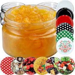 Kadax 10x Glasbehälter 250ml Einmachgläser Marm...