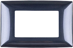 Elmark Lecce Schalterrahmen 3-fach in Gray Farb...