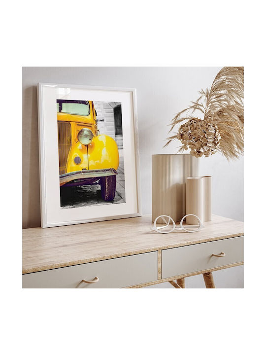 Walls Poster Retro Rahmen Holz white frame 15x20cm