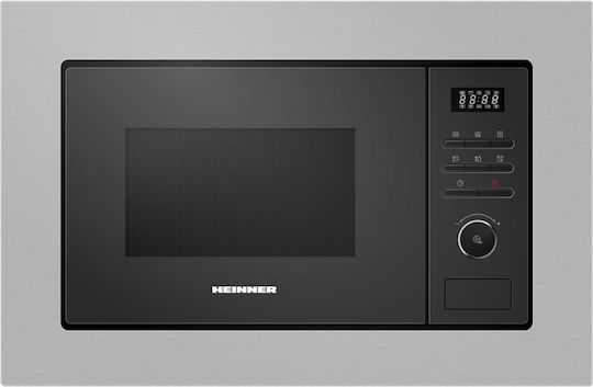 Heinner Built-in Microwave Oven with Grill 20lt Black