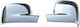 Chrom-Spiegelabdeckungen VW T5 Transporter Caravelle Multivan 2004-2010 ABS Kunststoff