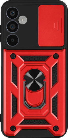 Mayaxess Ring Case Galaxy A25 5g Shockproof Camera Cover Red