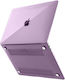 Avizar Tasche Abdeckung für Laptop MacBook Air 13'' 2018 in Lila Farbe BACK-PP-AIR13