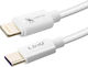 LinQ Редовна USB-C към Lightning кабел 60W Бял 1.2м (TPC-K9210)