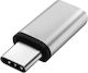 Адаптер Usb Type C към Micro-usb за Зареждане и Синхронизиране на Данни