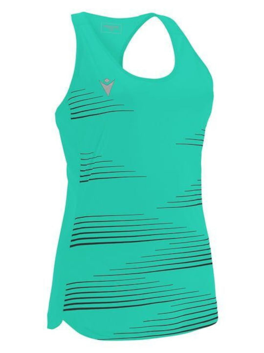 Macron Singlet pentru Femei Bluză Turquoise/Black