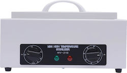 220v Electric Nail Sterilizer Dual Control Large Capacity 0.52 Gallon White