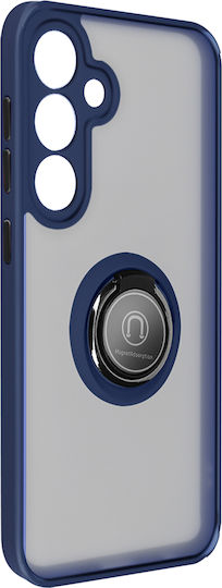 Avizar Case Samsung Galaxy S24 Plus Metallic Ring Function Support Dark Blue