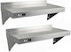 2 X Kukoo Stainless Steel Shelves 900mm X 300mm