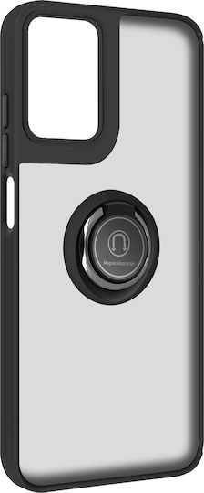 Avizar Ring Case Motorola Moto G34 Stand Function Shockproof Protection Black