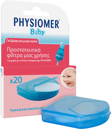 Physiomer Ανταλλακτικά Ρινικού Αποφρακτήρα για Βρέφη και Παιδιά 20τμχ