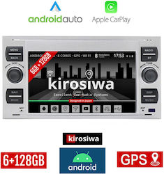 Kirosiwa Car-Audiosystem für Ford Kuga (Bluetooth/USB/WiFi/GPS/Apple-Carplay/Android-Auto) mit Touchscreen 7"