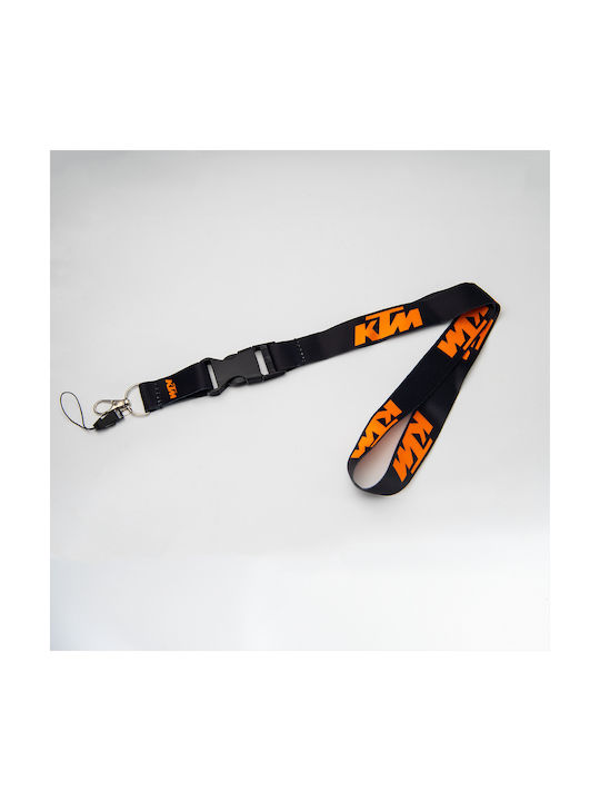 Lanyard Schlüsselanhänger KTM Schwarz-Orange