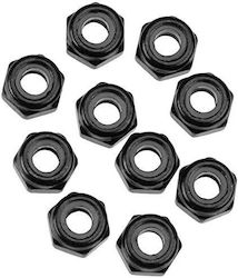 ProtonRC Thin Nylon Locking Hex Nut M3 Black ( 10 pcs ) ProtonRC Thin Nylon Locking Hex Nut M3 Black ( 10 pcs )