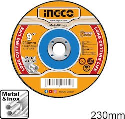 Ingco MCD162301 Cutting Disc Metal Hole Diameter 230mm 1pcs