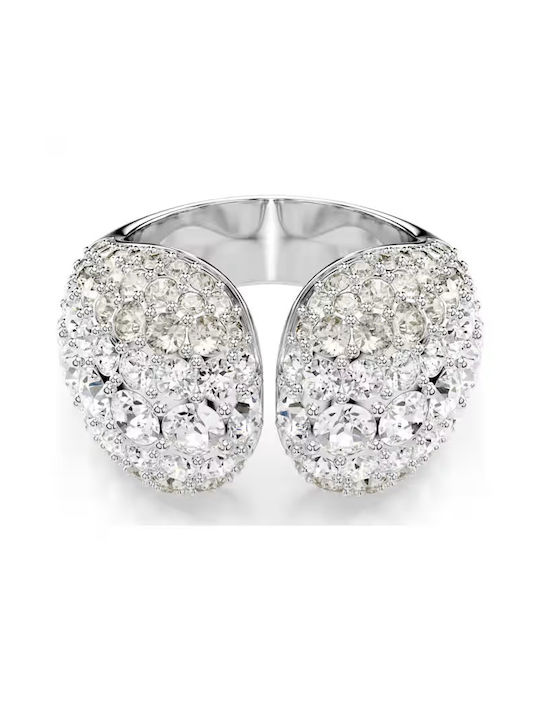 Swarovski Sublima Double Γυναικείο Δαχτυλίδι με Πέτρες από Ασήμι