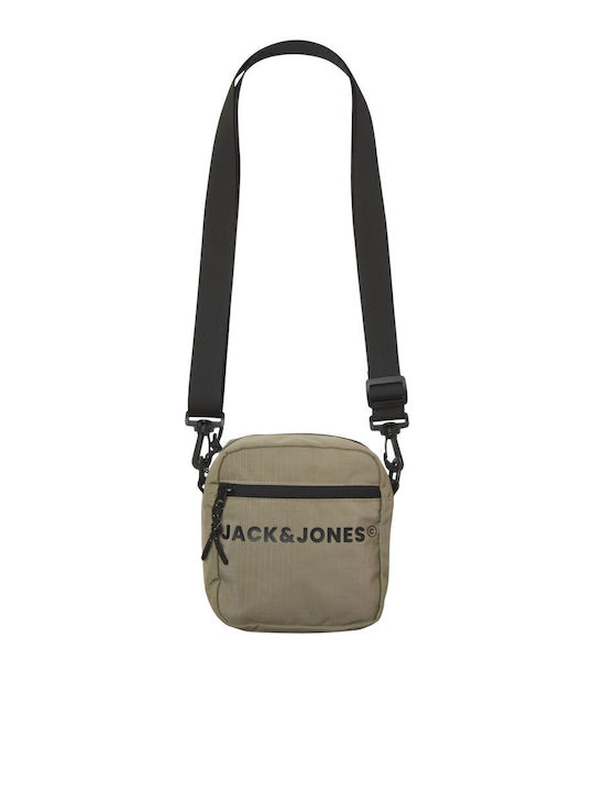Jack & Jones Ανδρική Τσάντα Ώμου / Χιαστί Πράσινη
