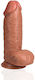 Shots Ρεαλιστικό Dildo με Όρχεις και Βεντούζα Καφέ 20cm