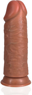Shots Realistisches Dildo mit Saugnapf Braun 20cm