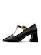 Angel Alarcon Leather Black High Heels