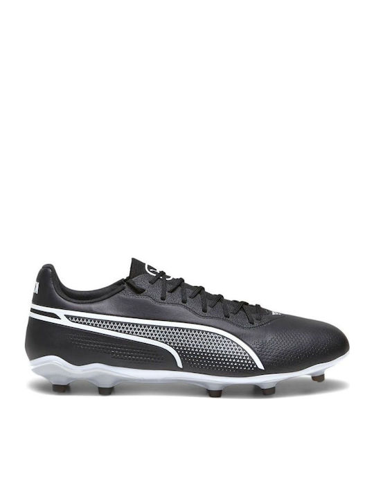 PUMA King Pro Football Shoes with Cleats Black