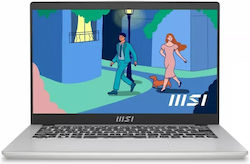 MSI Modern 14 C7M-252PL 14" FHD (Райзен 5-7530U/16ГБ/512ГБ SSD/W11 Home) Градско сребро (Международна английска клавиатура)